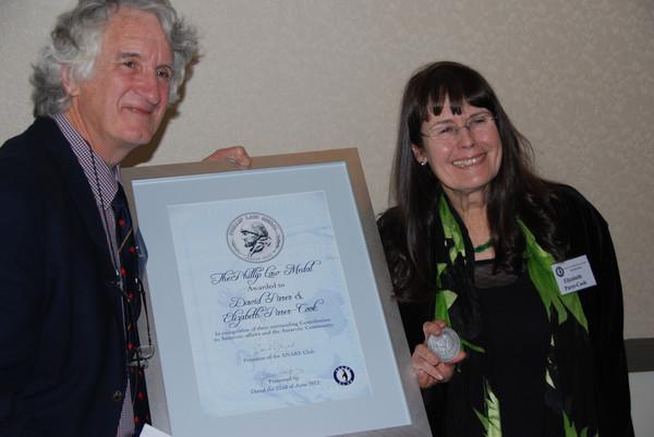 2012 David Parer & Liz Parer-Cook with their Phillip Law Medal Award