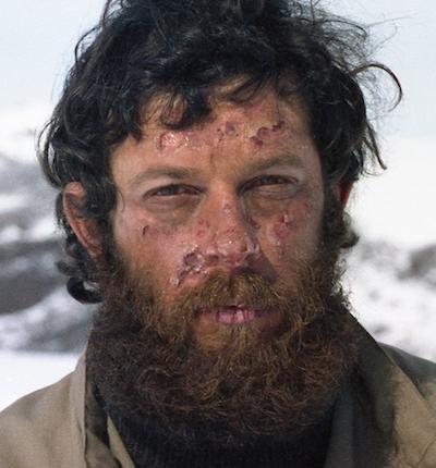 1982 Liz Parer-Cook's makeup work on Xavier Mertz, played by Rowan Butler, Mawson © R. Butler