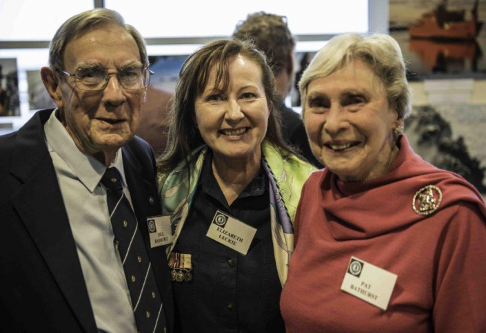 6b_2019 Mawson 65th Anniversary Celebration_Bill Bathurst, Libby Leckie & Pat Bathurst