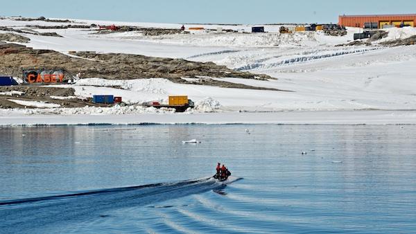 8-2_Fast_ice_blocks_access_to_the_wharf_where_the_yellow_container_by_the_shoreline_sits