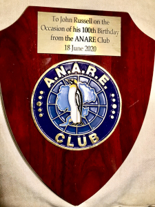 ANARE Club plaque