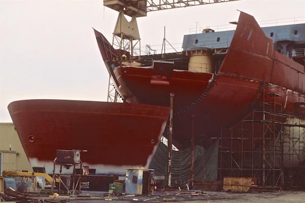 Aurora Australis under construction