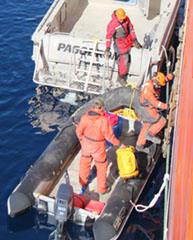 Boarding the Aurora Australis