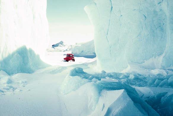Ian McNaughton amongst Bergs