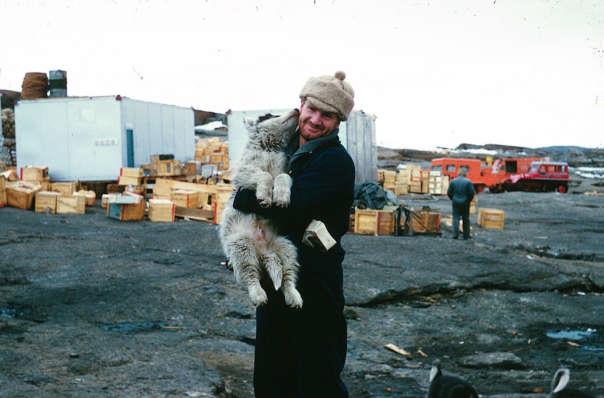 Ian McNaughton with Pup