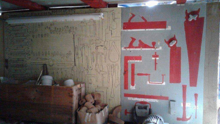 RAAF Base Mawson Hanger Tool Wall