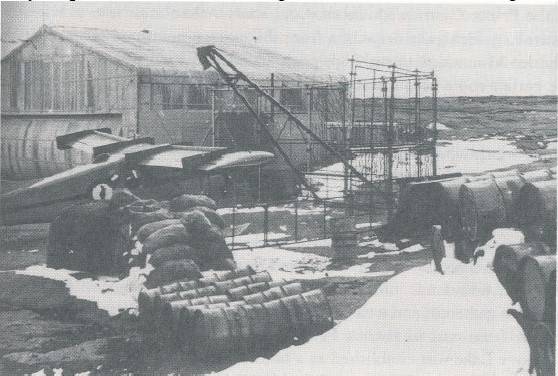 RAAF Base Mawson Hanger with Beaver