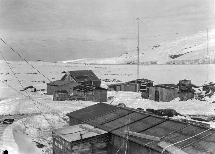 Heard Island Station looking down north Heard Island Station looking down north