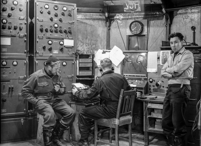 Radio shack at Heard Island 1951 Radio shack at Heard Island 1951