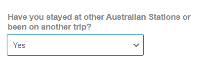 Stayed at other Stations Selected