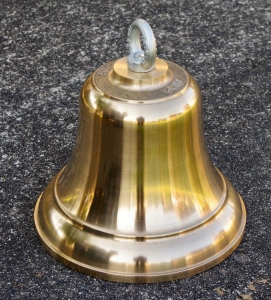 Nuyina’s bell polished and reading for engraving