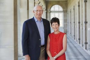 His Excellency General the Honourable David Hurley AC DSC Retd and Her Excellency Mrs Linda Hurley Casual